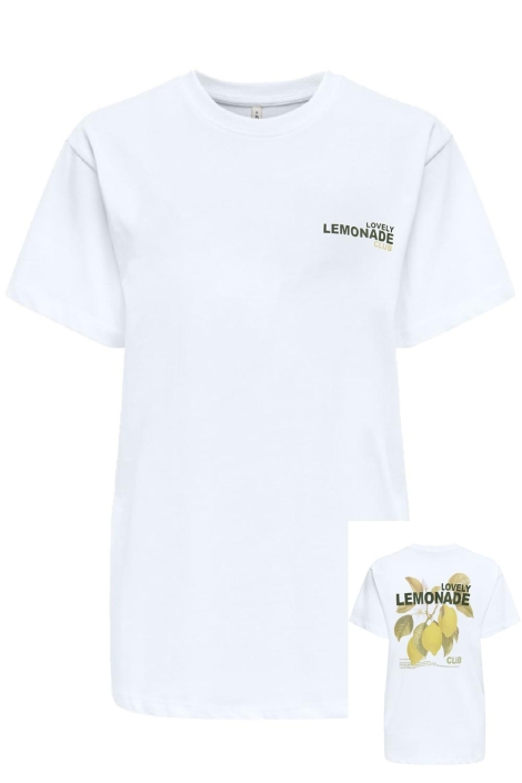 Only onlvivvi life s/s lovely top cs jrs